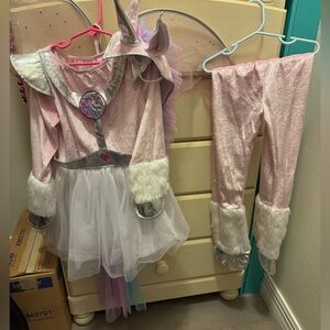Girls Unicorn Costume with Wings